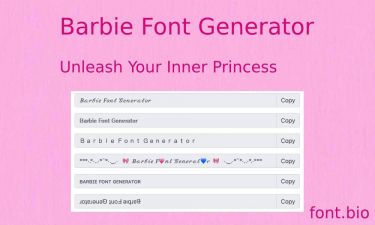 Barbie Font Generator: Unleash Your Inner Princess