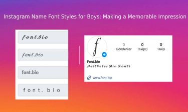 Instagram Name Font Styles for Boys: Making a Memorable Impression